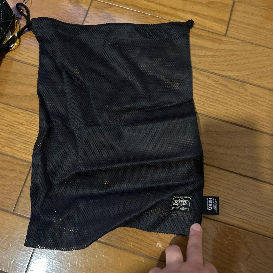 PORTER フェイバー SHOULDER TOTE BAGコットン ネイビー