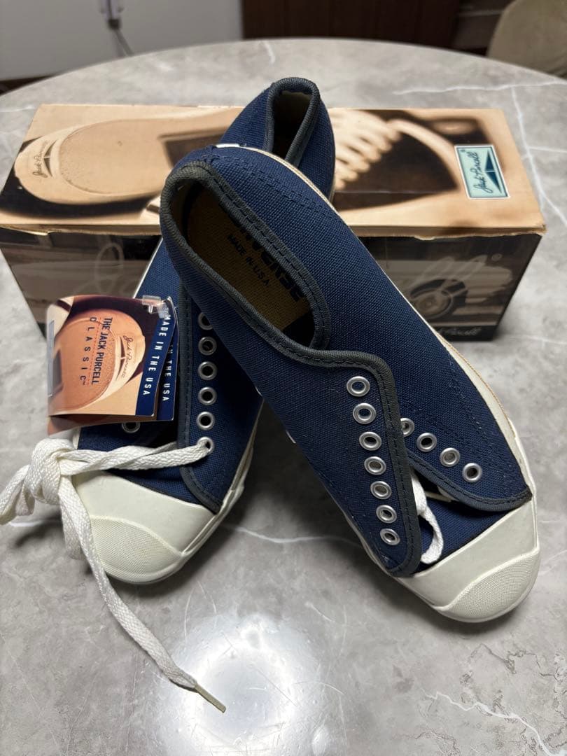 Jack Purcell コンバース ネイビー スニーカー　デッドストック