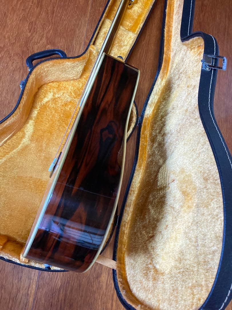 モーリスw40ジャパンヴィンテージハカランダ、ハードケース付　morrisアコギ