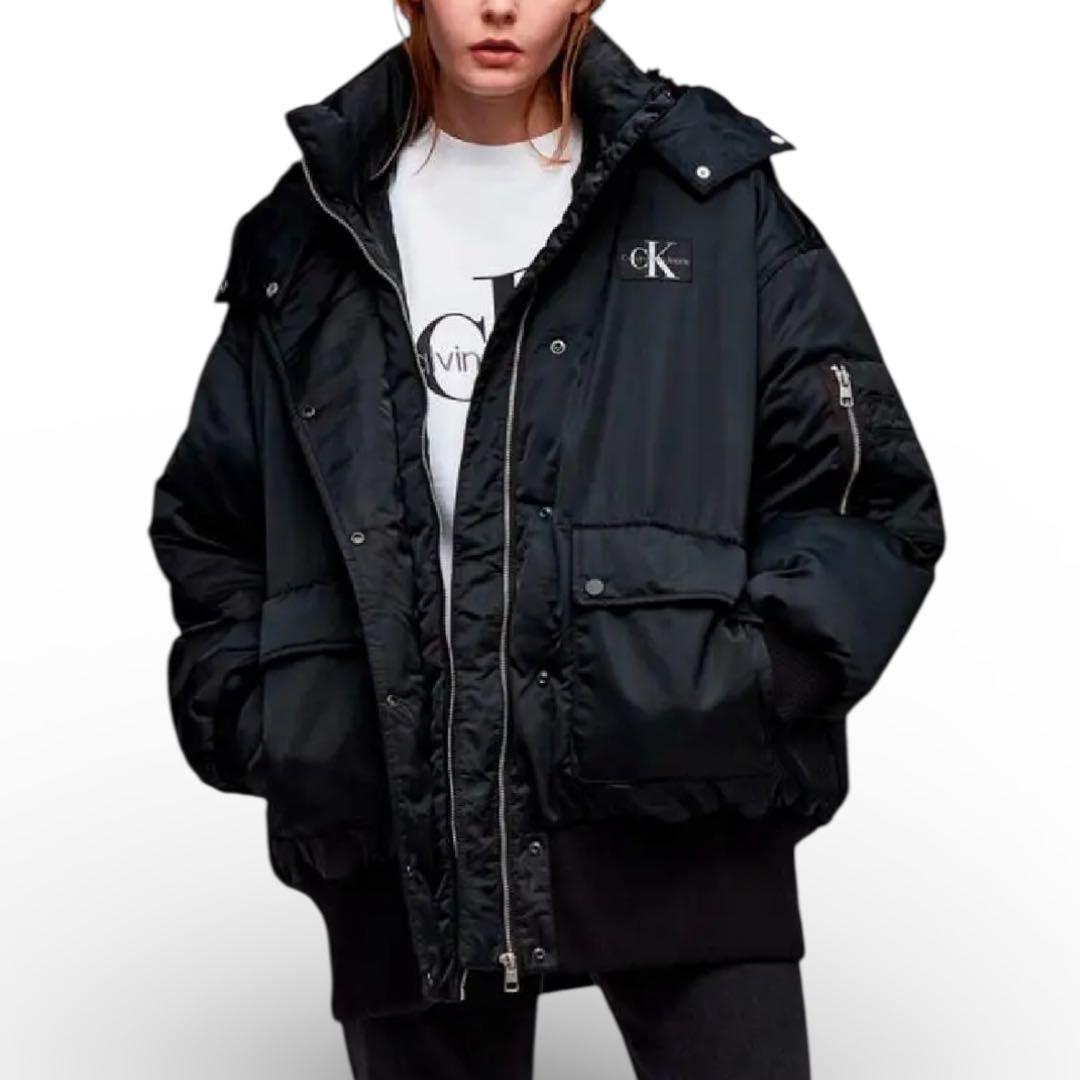 【美品】  Jeans ダウンジャケット M 黒 ボンバー