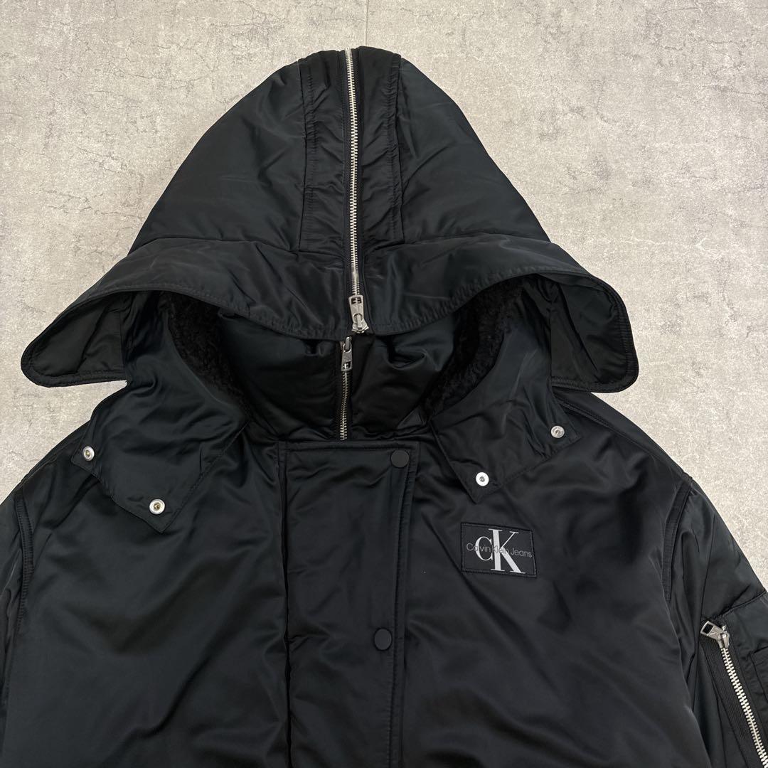 【美品】  Jeans ダウンジャケット M 黒 ボンバー