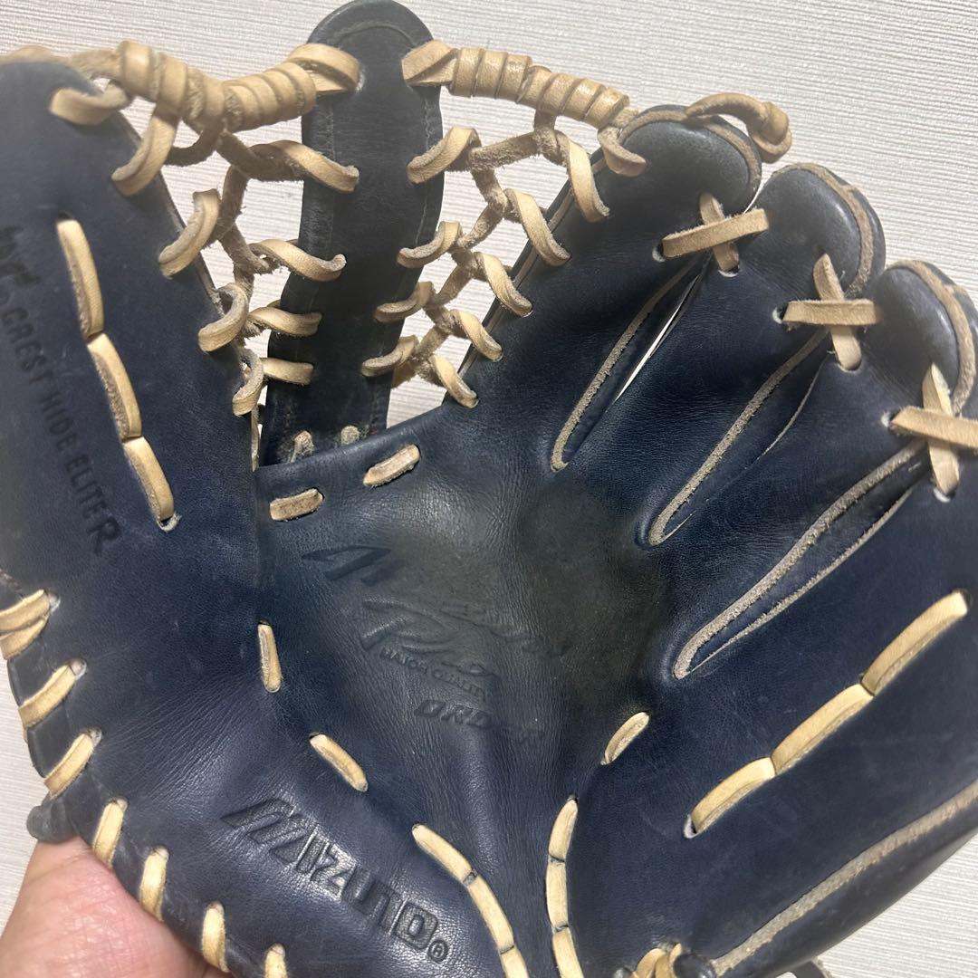 ミズノプロフルオーダーBIG Mマーク軟式グローブ 岸本耕作焼印・交渉可能です