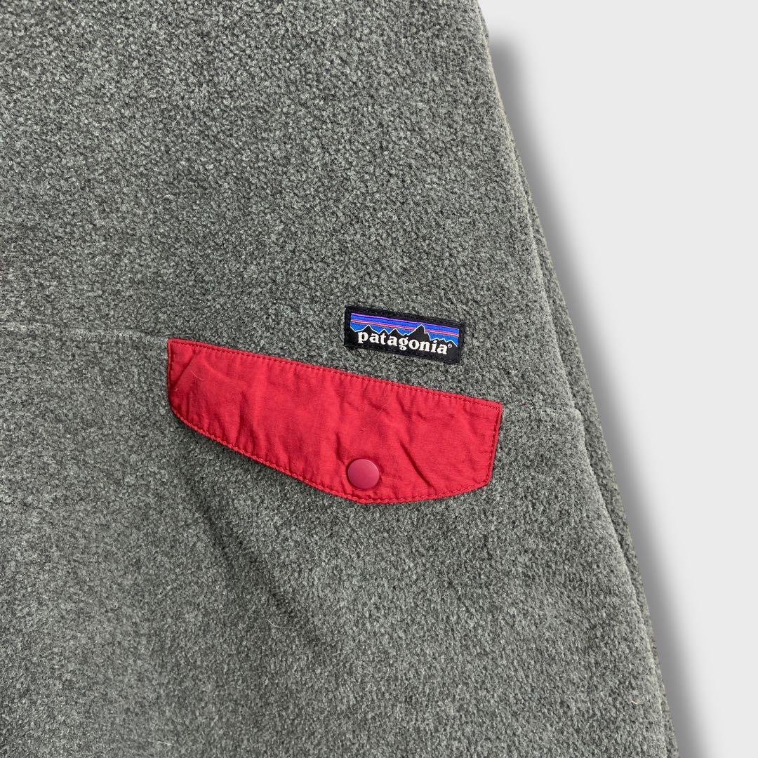 patagonia☆パタゴニア☆シンチラスナップT☆フリース☆グレー☆L☆14年