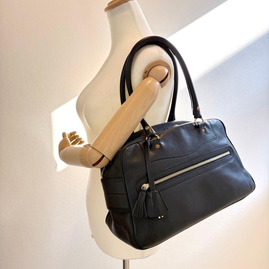 【美品】J&M Davidson　VIVI ボストンバッグ　ボウリングバッグ