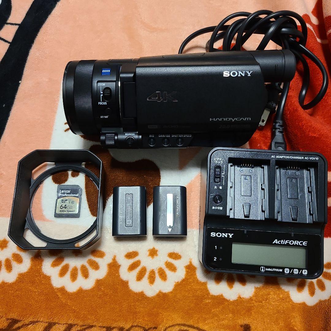 SONY FDR-AX100 4K ソニー ビデオカメラ