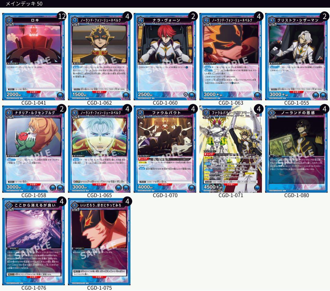 ユニオンアリーナ　ファウルバウト　デッキ