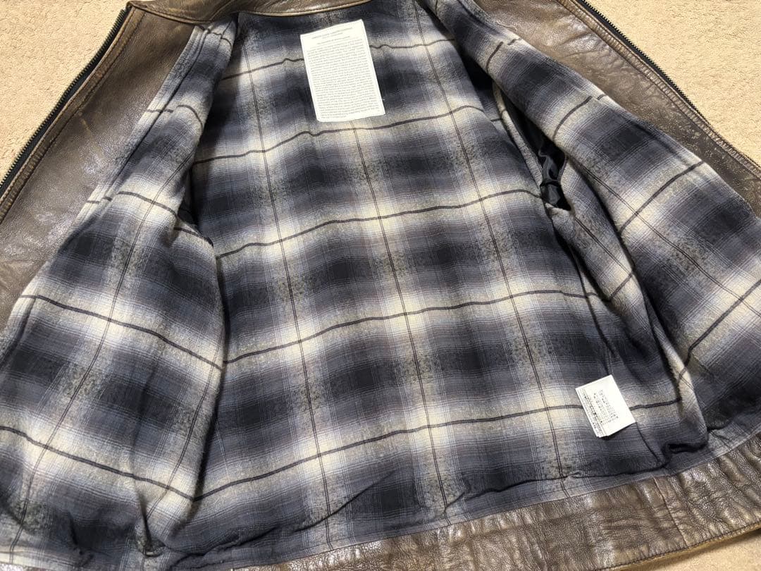 undercoverism ライダースJKT サイズ1 ダメージ加工 GIRA