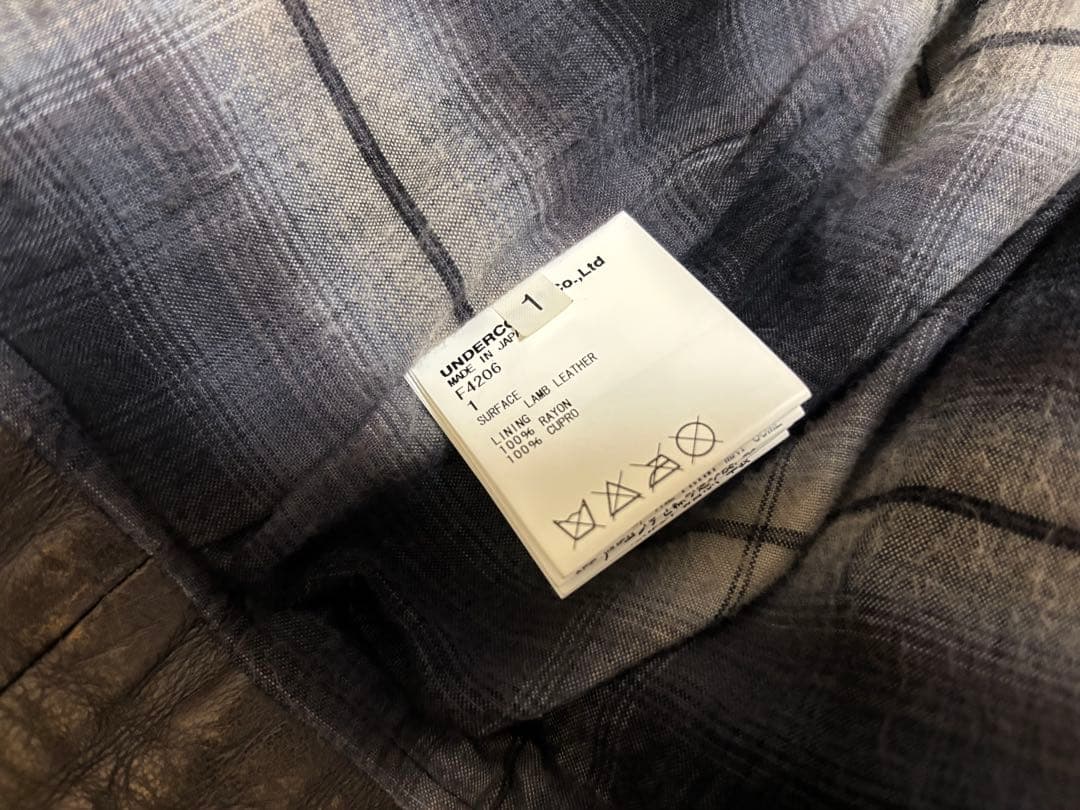 undercoverism ライダースJKT サイズ1 ダメージ加工 GIRA