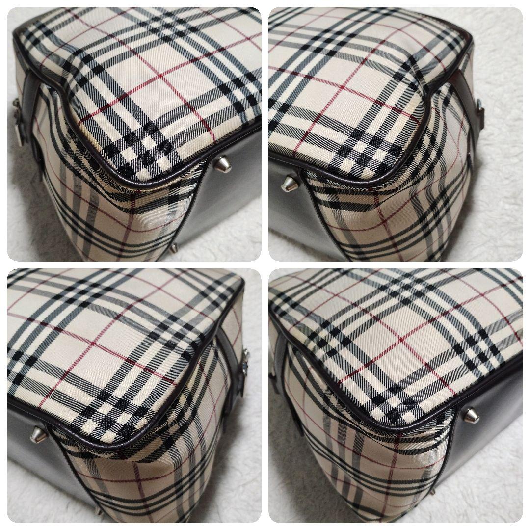 【美品】大容量 BURBERRY バーバリー ボストンバッグ ノバチェック