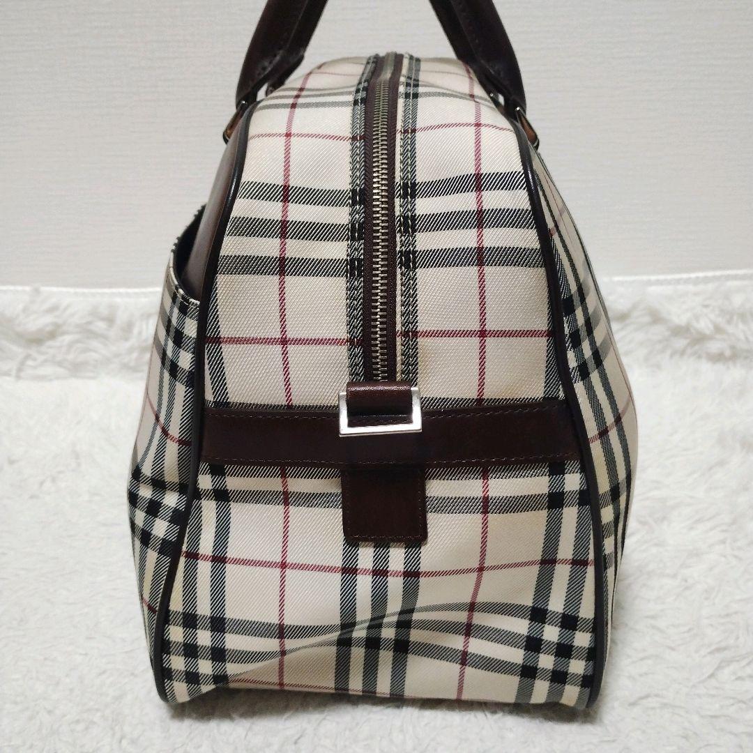 【美品】大容量 BURBERRY バーバリー ボストンバッグ ノバチェック