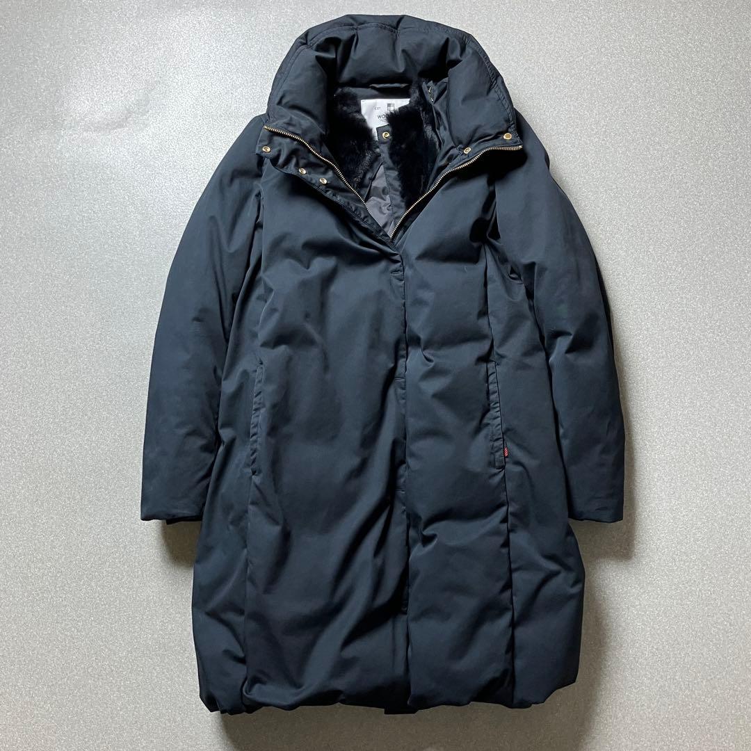 WOOLRICHコクーンダウン ラビットファー 別注 ウールリッチ