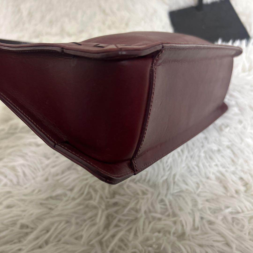 【極美品】オールドコーチ ハンドバッグ ワンショルダー ボルドー