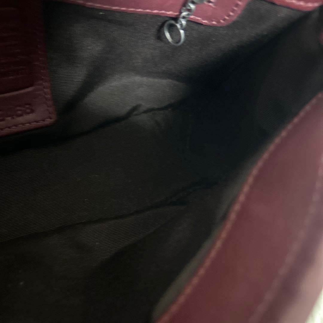 【極美品】オールドコーチ ハンドバッグ ワンショルダー ボルドー