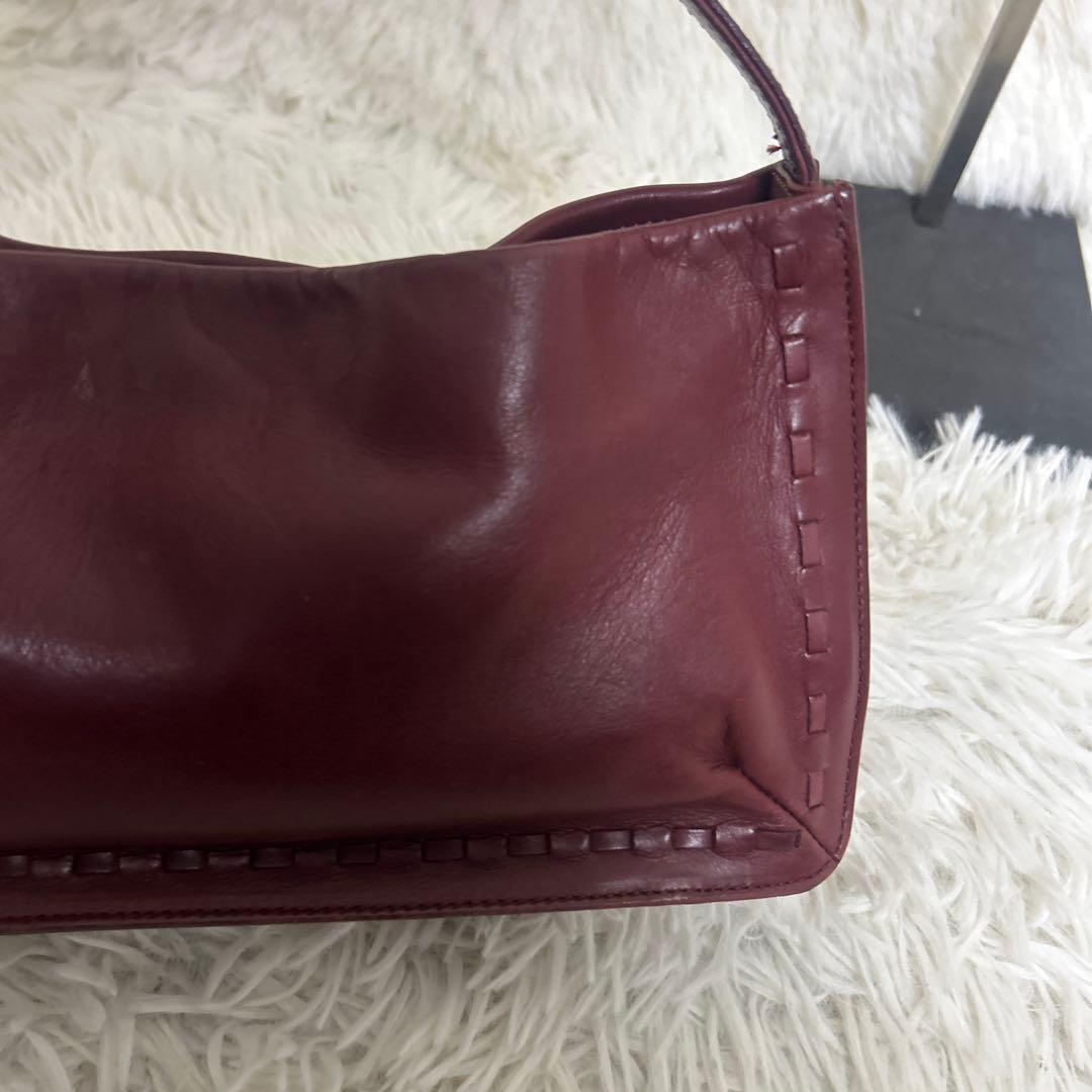 【極美品】オールドコーチ ハンドバッグ ワンショルダー ボルドー