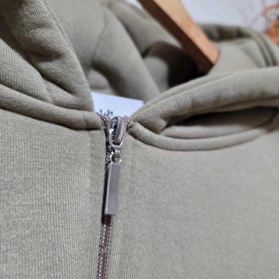 Stussy/フルジップパーカー/カーキ/ステューシー/los angeles