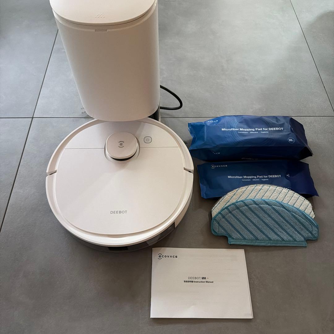 美品 ECOVACS DEEBOT N8+ ロボット掃除機 マッピング 水拭き