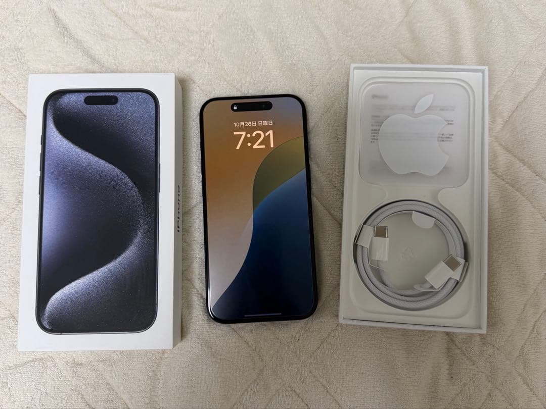 Apple iPhone 15 Pro 128GB ブルーチタニウム