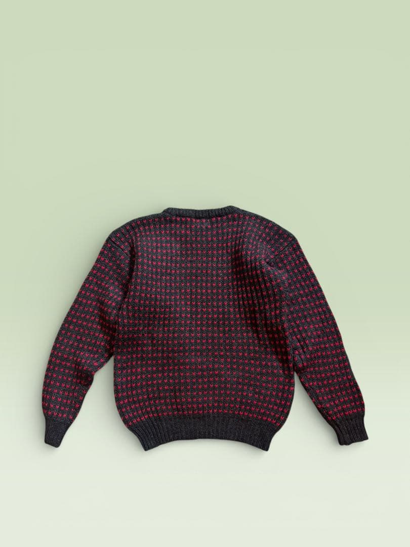 80's woolrich ウールリッチ　バーズアイニット　ヴィンテージ