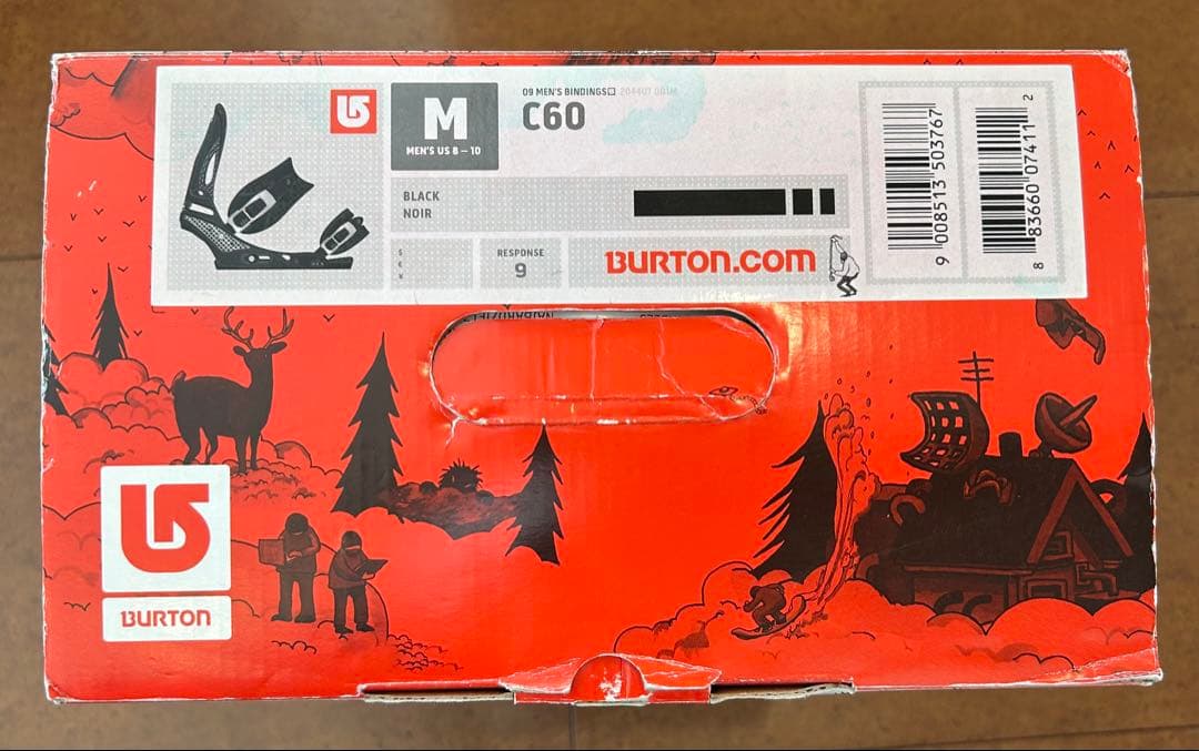 Burton C60 ビンディング M ブラック新品 未使用品　スノーボード