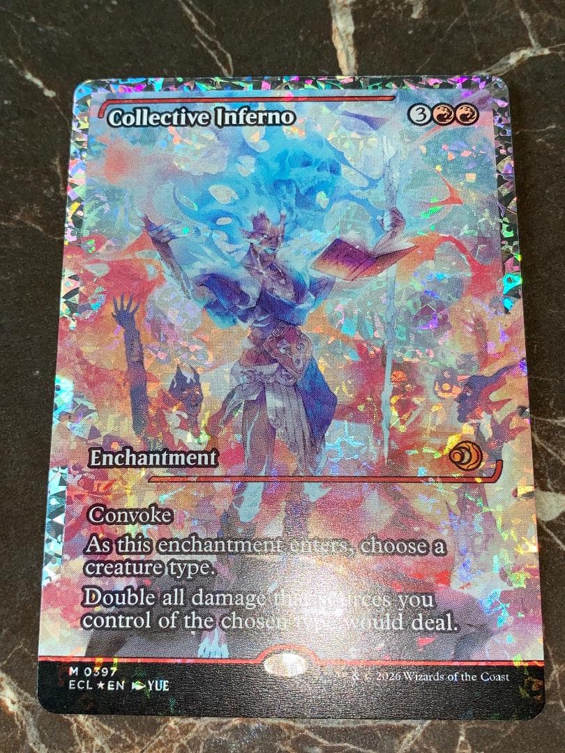 MTG 集団業火 フラクチャーFOIL 英語版 ショーケース