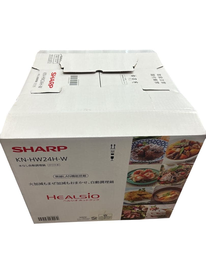 ゆ*ん様 ◆新品、未使用 SHARP 電気圧力鍋 KN-HW24H-W