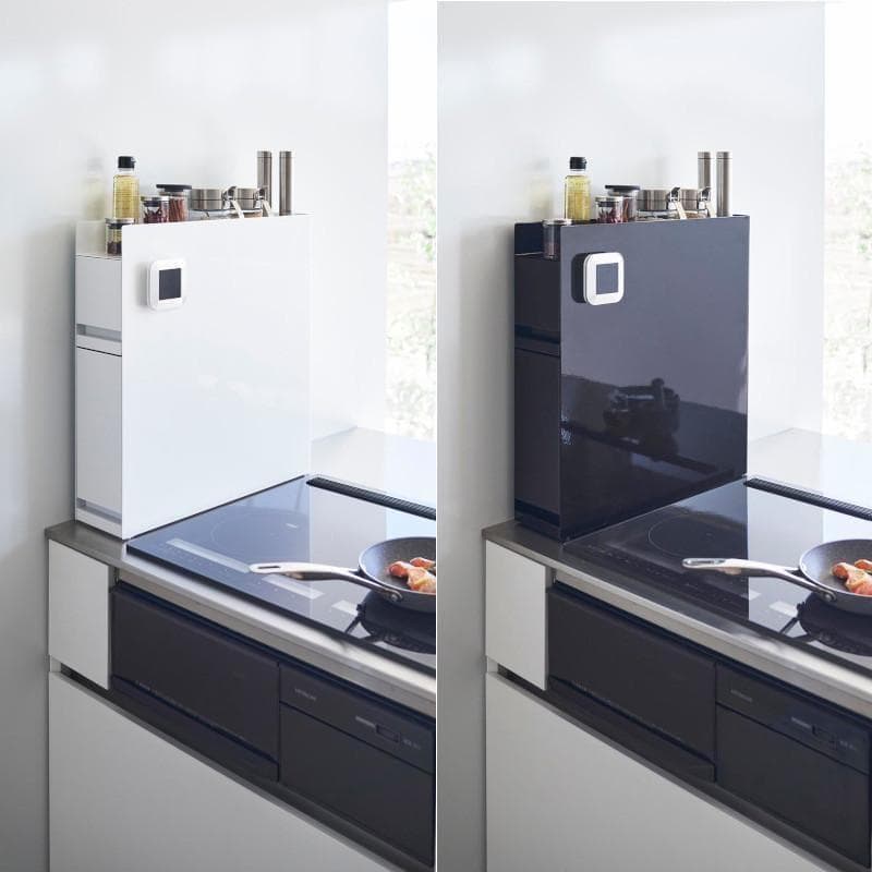 tower 隠せる調味料ラック ブラック おしゃれ 山崎実業 4335 タワー