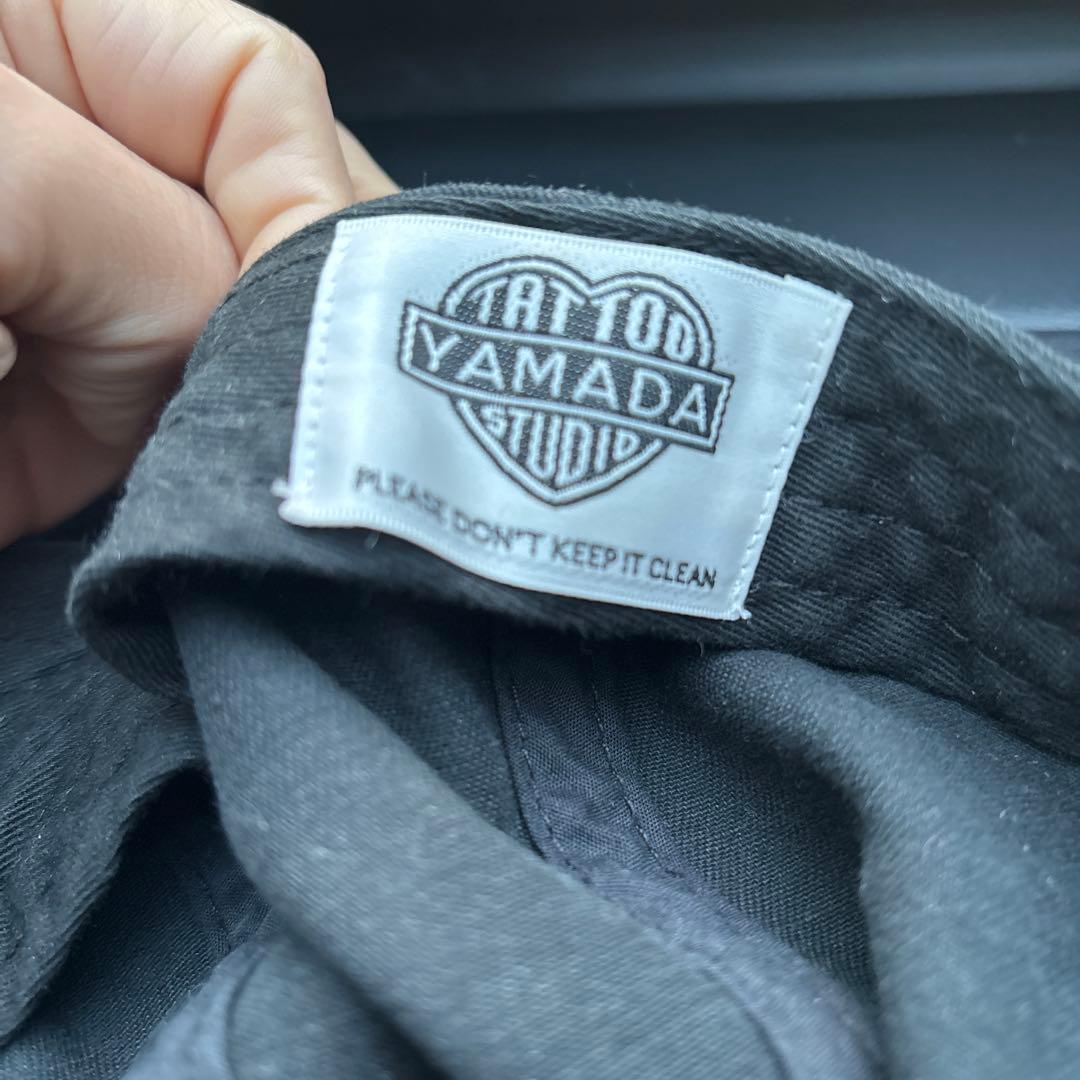 YAMADA TATTOO STUDIO 不良黒キャップ
