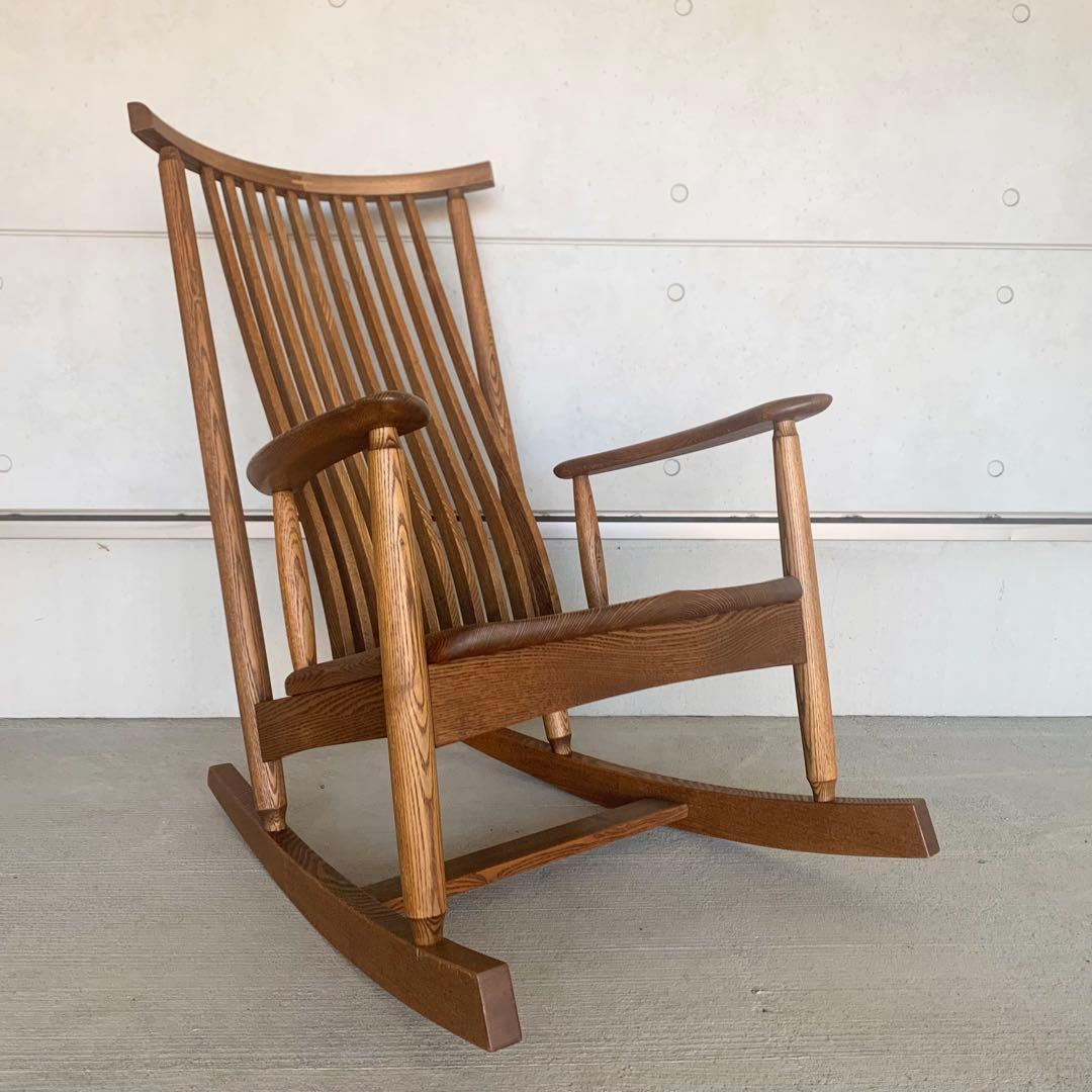 飛騨高山 北々家具 ロッキングチェア 伝統工芸 無垢材