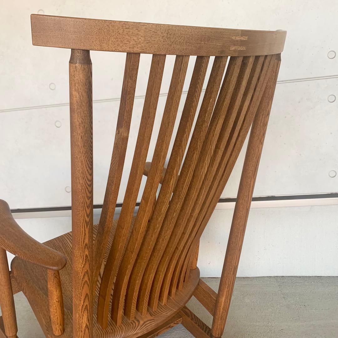 飛騨高山 北々家具 ロッキングチェア 伝統工芸 無垢材