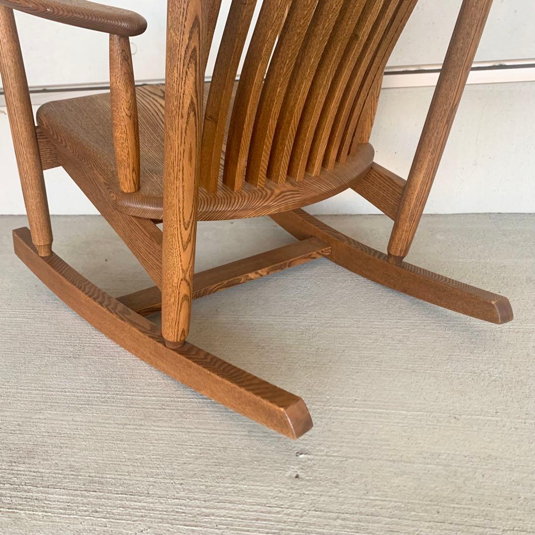 飛騨高山 北々家具 ロッキングチェア 伝統工芸 無垢材