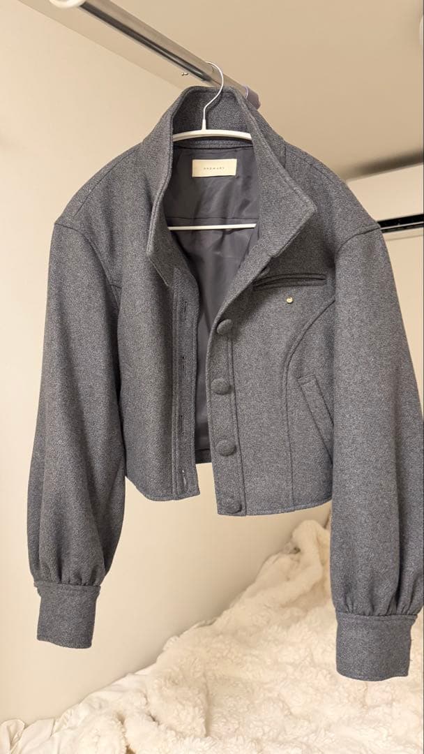 ANDMARY Zoey stand neck jacket ハイネック