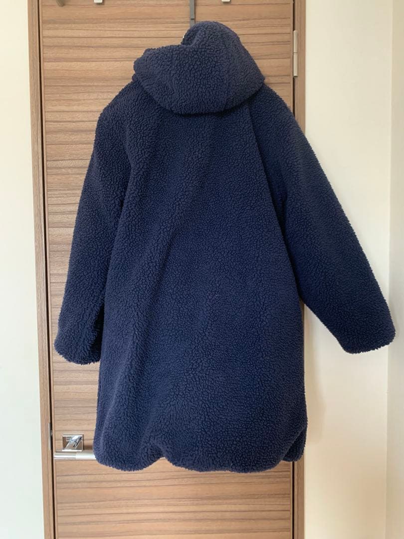 NOLLEY'S TAIONボアダウンリバーシブルコート　ノーリーズ　ネイビー