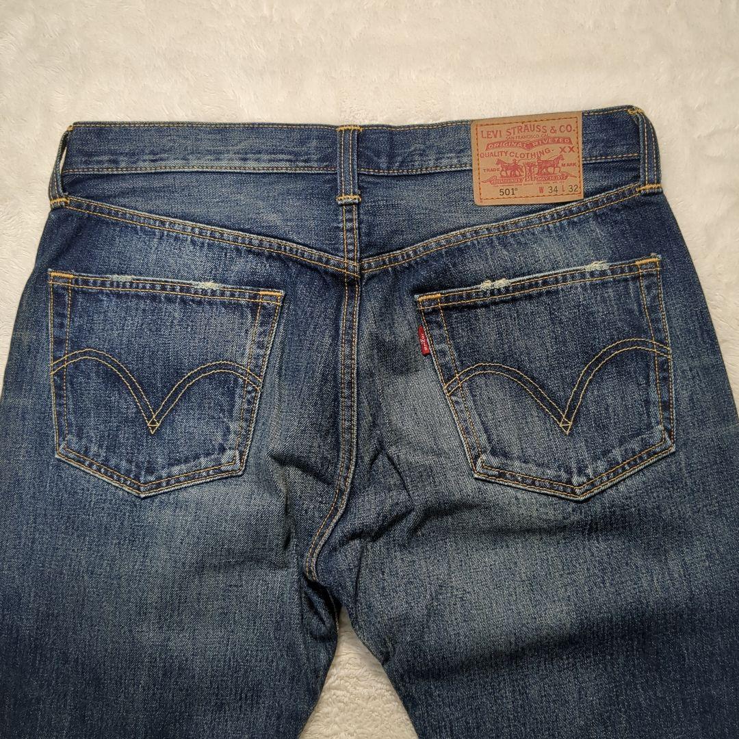 ✨キムタク！濃紺！w34✨LEVI'S 501 08501 フィリピン製