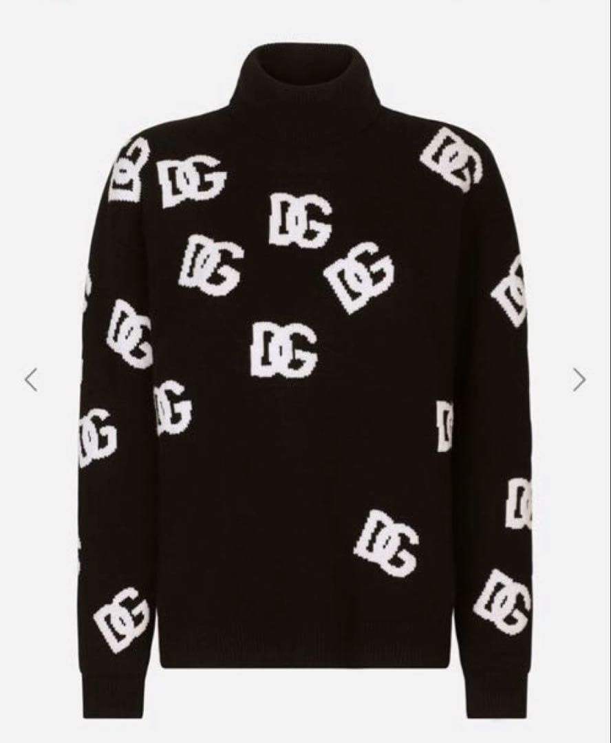 【極美品】DOLCE & GABBANA ニット　セーター　DCロゴ38