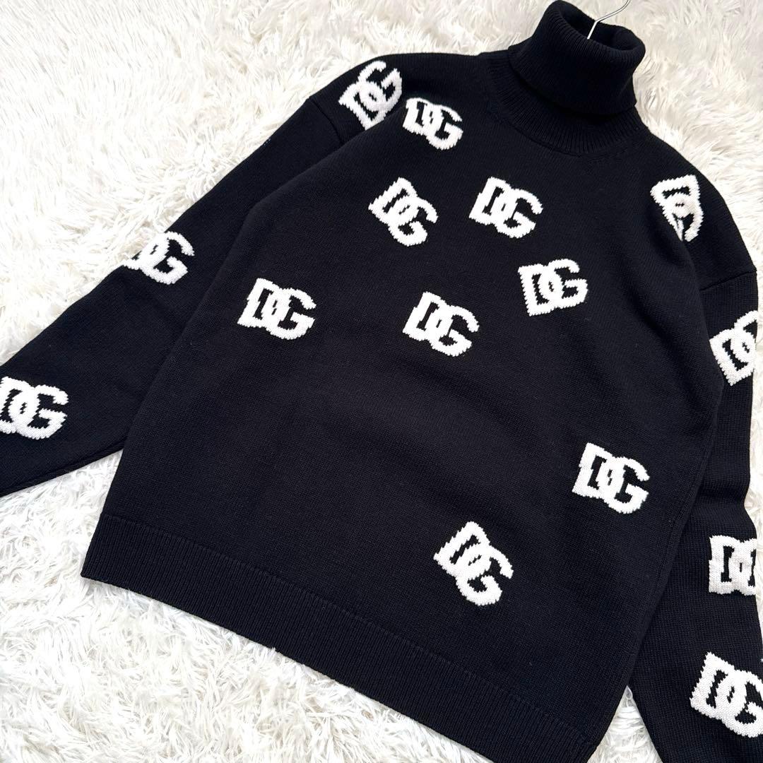 【極美品】DOLCE & GABBANA ニット　セーター　DCロゴ38