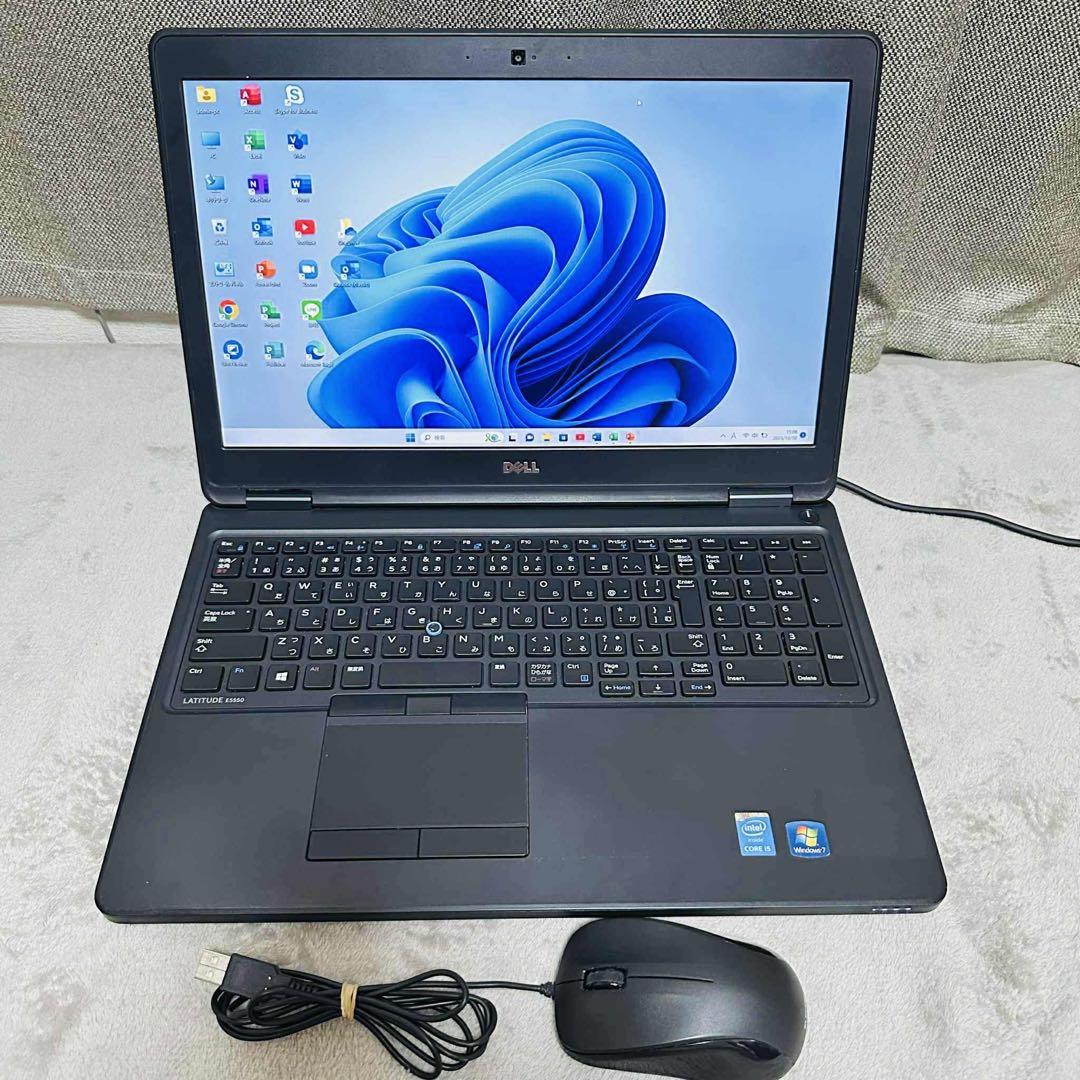 S141 Dellノートパソコン i5メモリ8G高速Windows11オフィス付