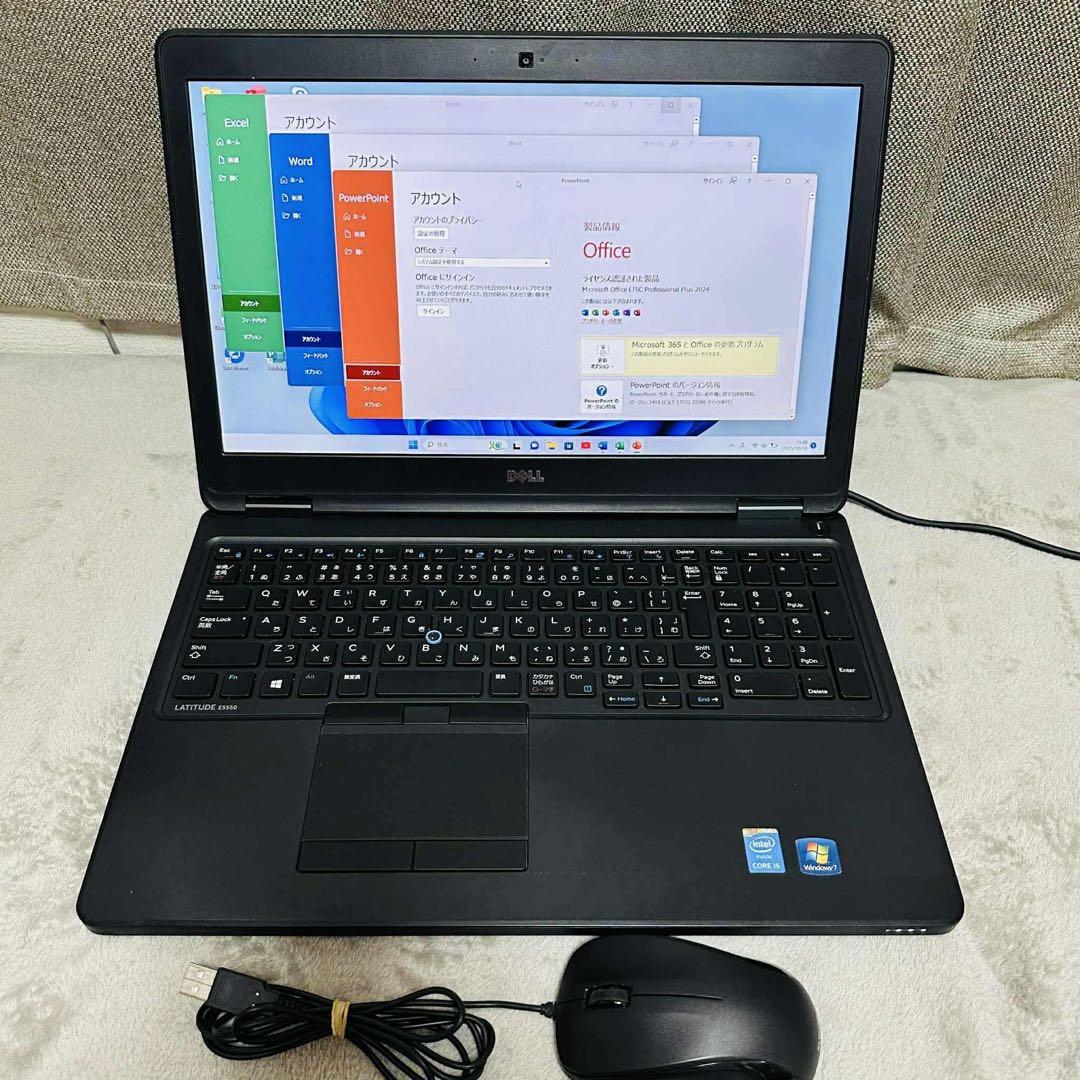 S141 Dellノートパソコン i5メモリ8G高速Windows11オフィス付