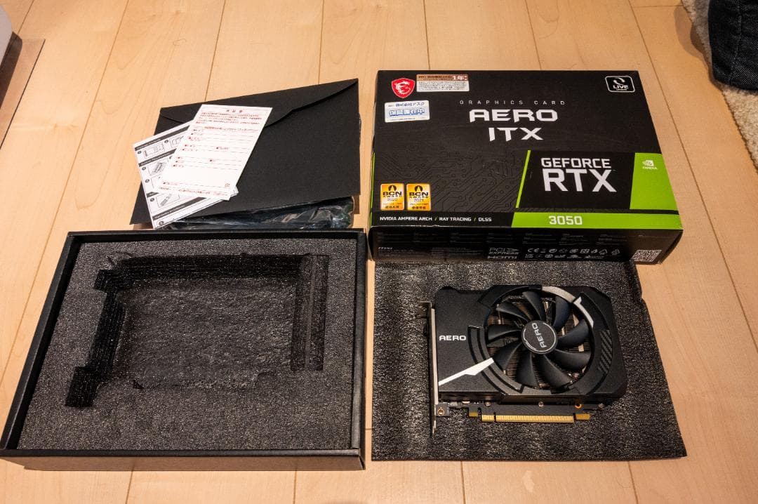 グラフィックボード・グラボ・ビデオカード MSI AERO ITX GeForce RTX 3050