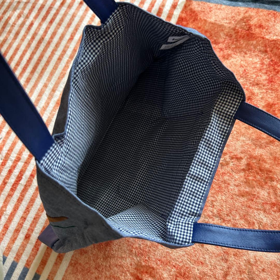 familiar刺繍デザインのトートバッグ