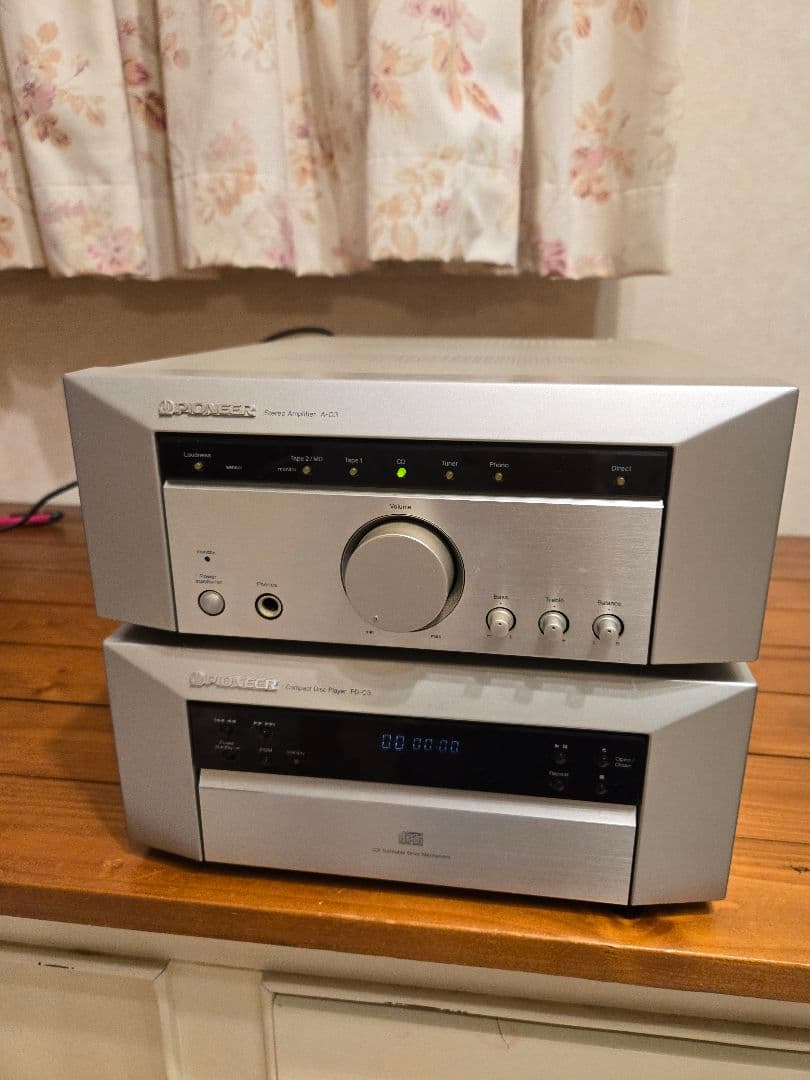 【動作確認済】Pioneer A-C3, PD-C3 シルバー コンポ