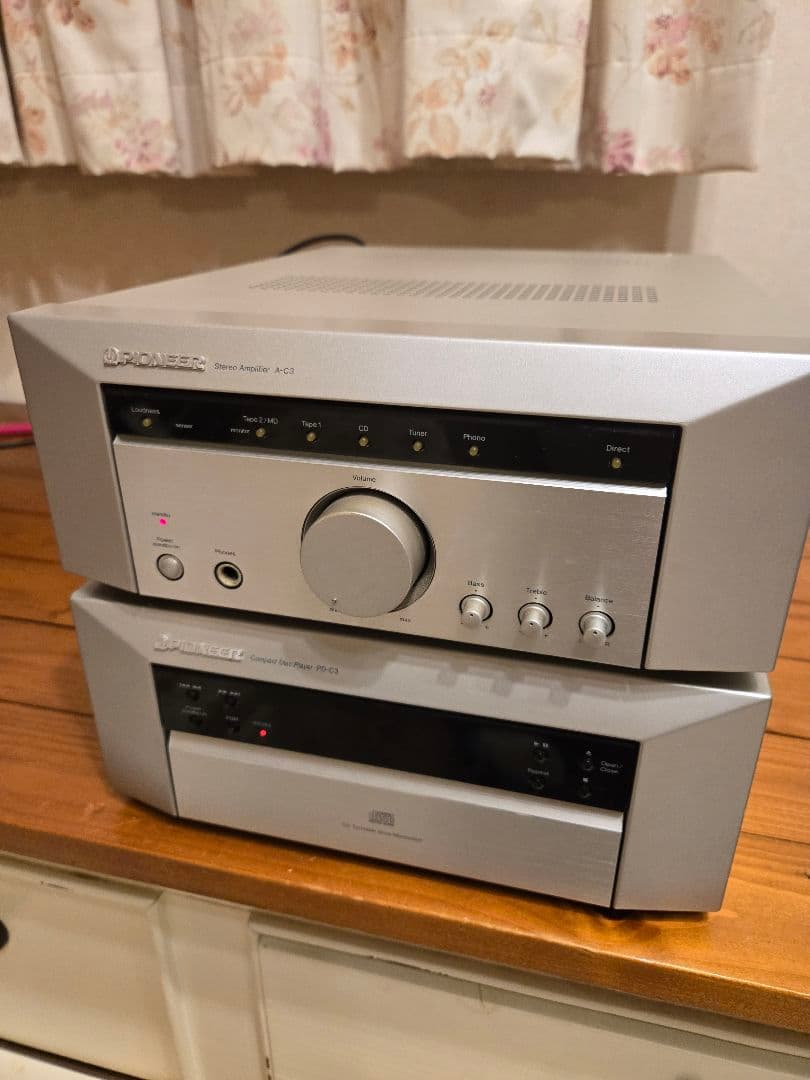 【動作確認済】Pioneer A-C3, PD-C3 シルバー コンポ