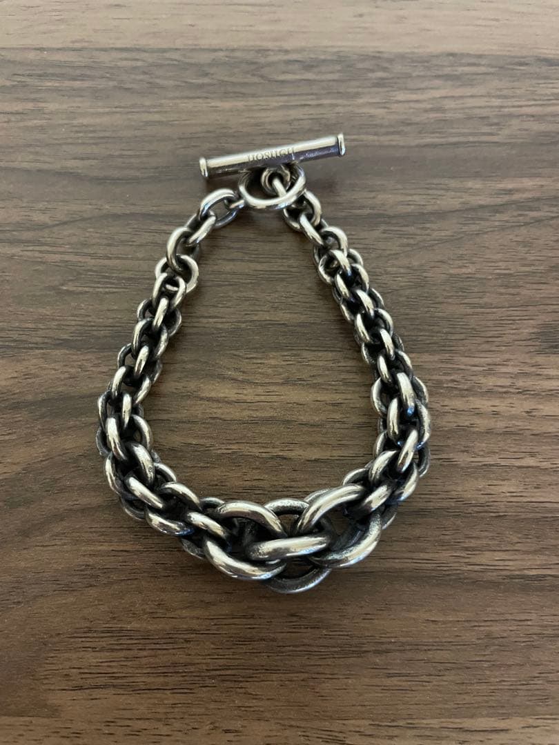 Henson【GRADUATED CAGE LINK BRACELET】