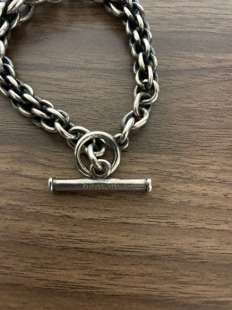 Henson【GRADUATED CAGE LINK BRACELET】