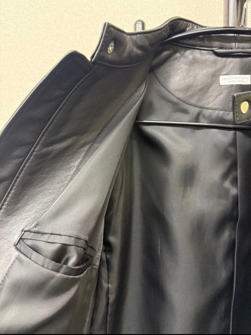 【WEB限定】シープ シングル ライダースジャケット Lサイズ