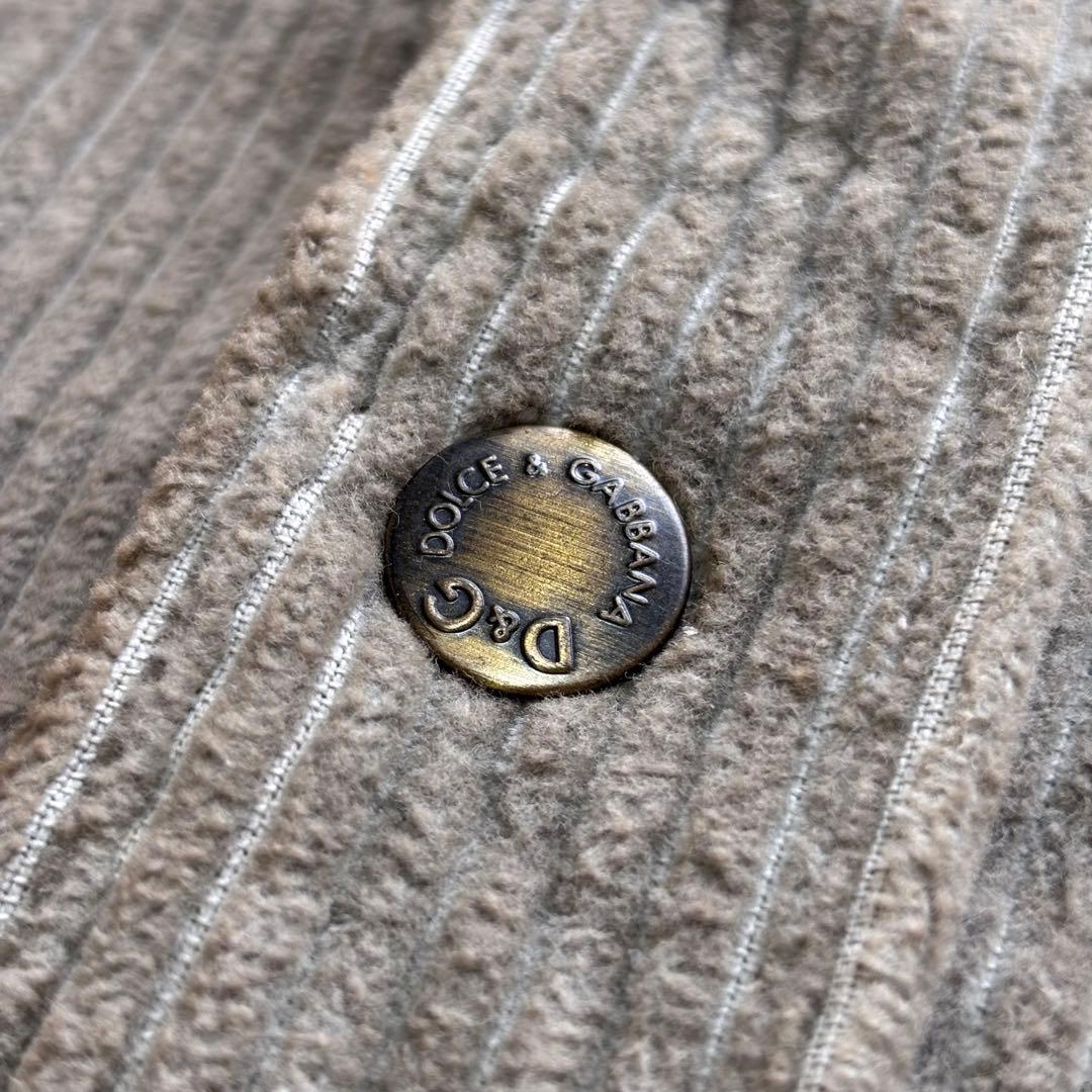 【archive】ドルチェ&ガッバーナ ムートン襟 コーデュロイブルゾン 46