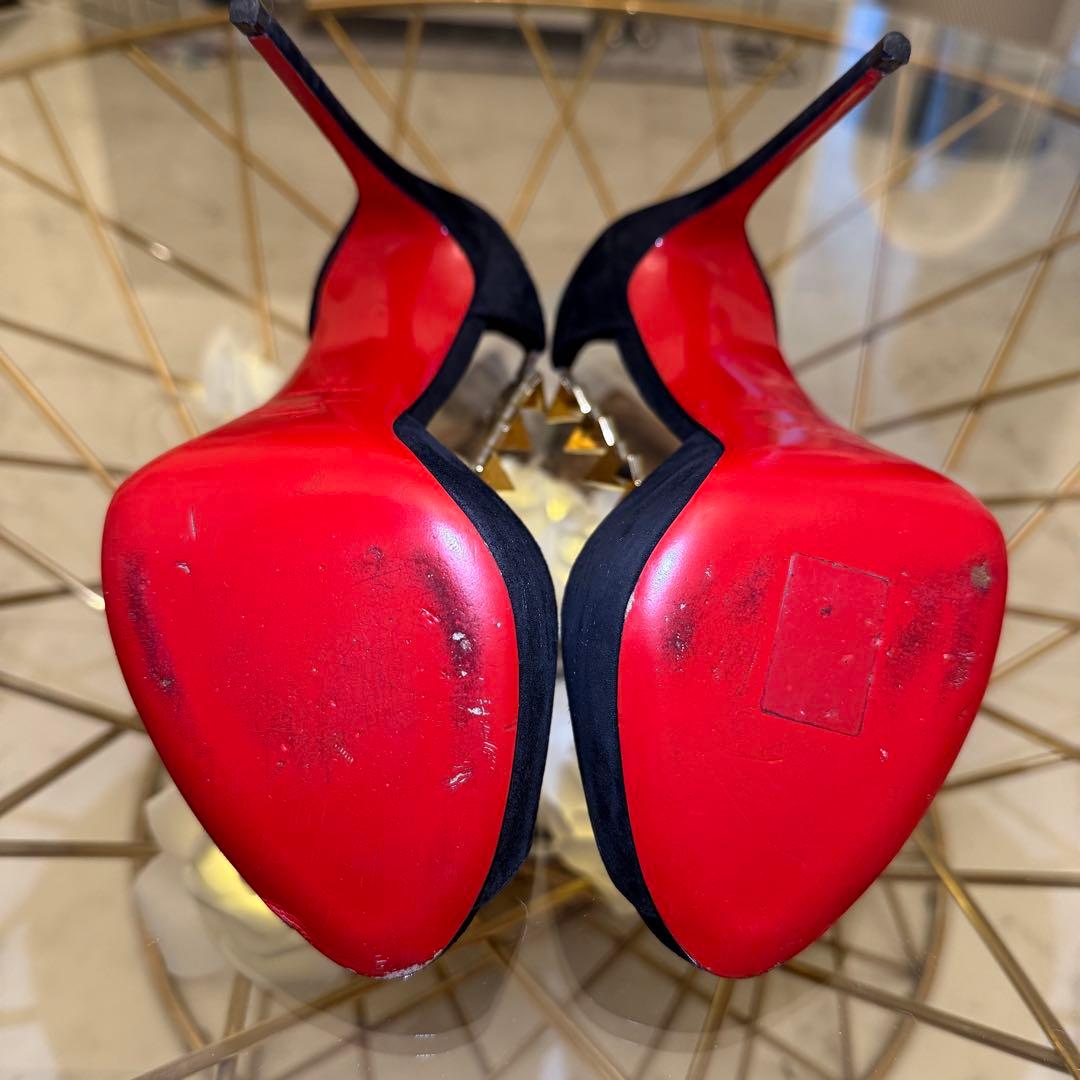 ルブタンオープントゥハイヒール