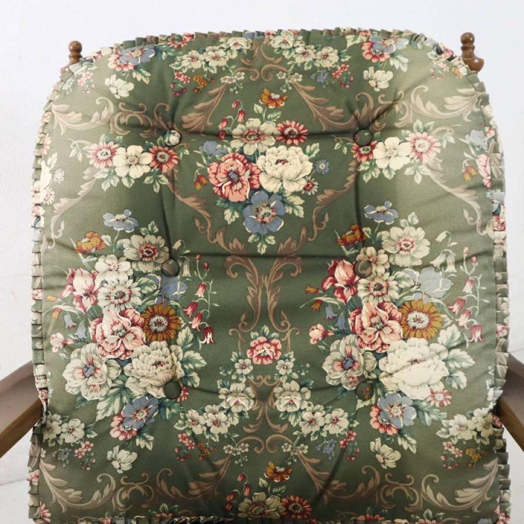 飛騨産業　ヒダサンギョウ　キツツキ 穂高 リビングチェア 両肘付き　グリーン