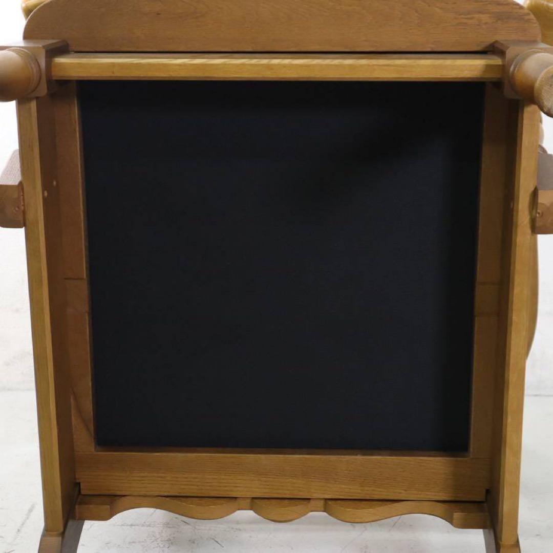 飛騨産業　ヒダサンギョウ　キツツキ 穂高 リビングチェア 両肘付き　グリーン