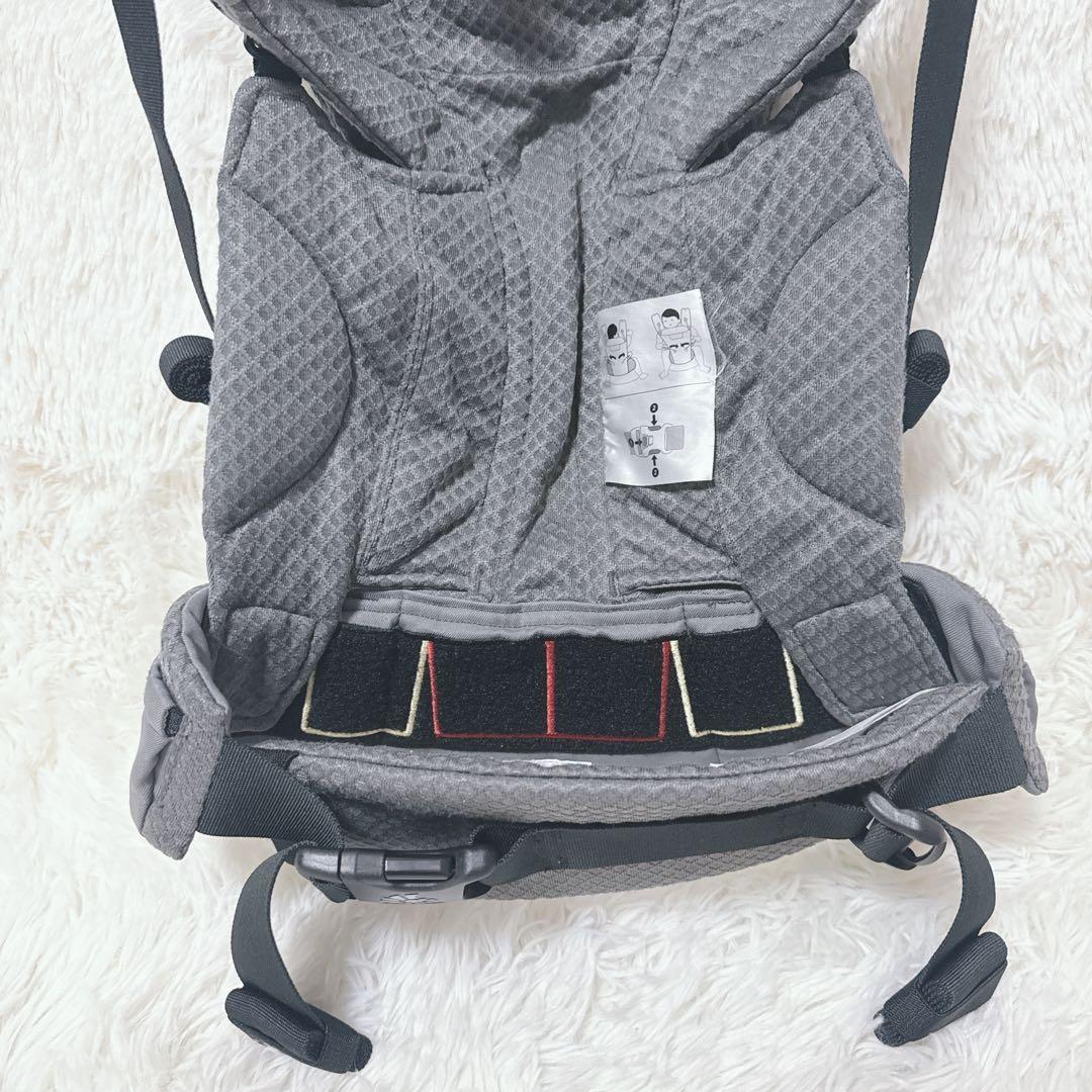 【美品】ergobaby OMNI breeze 抱っこ紐 グラファイトグレー
