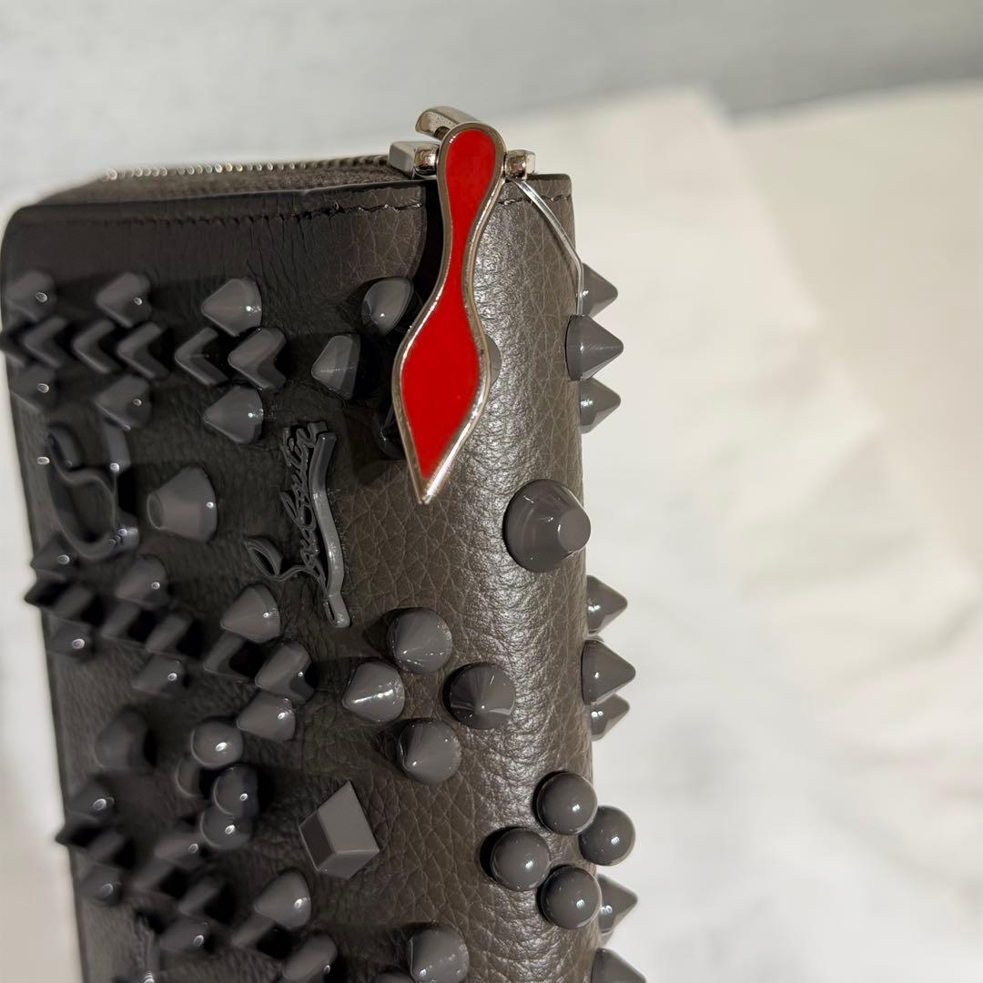 【新品未使用】 国内正規品 ルブタン パネトーネ 長財布 ダークブラウン